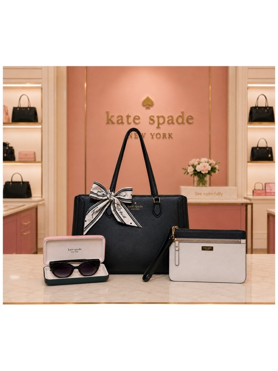 kate spade Handbags - Kate Spade. 5 Piece: Madison Tote, Free Wristlet, Sunnies/Case, Scarf & Dust Bag